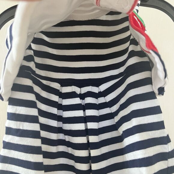 Florence Eiseman Black Striped Ladybug Romper Girls Size 6 Months - Picture 6 of 10